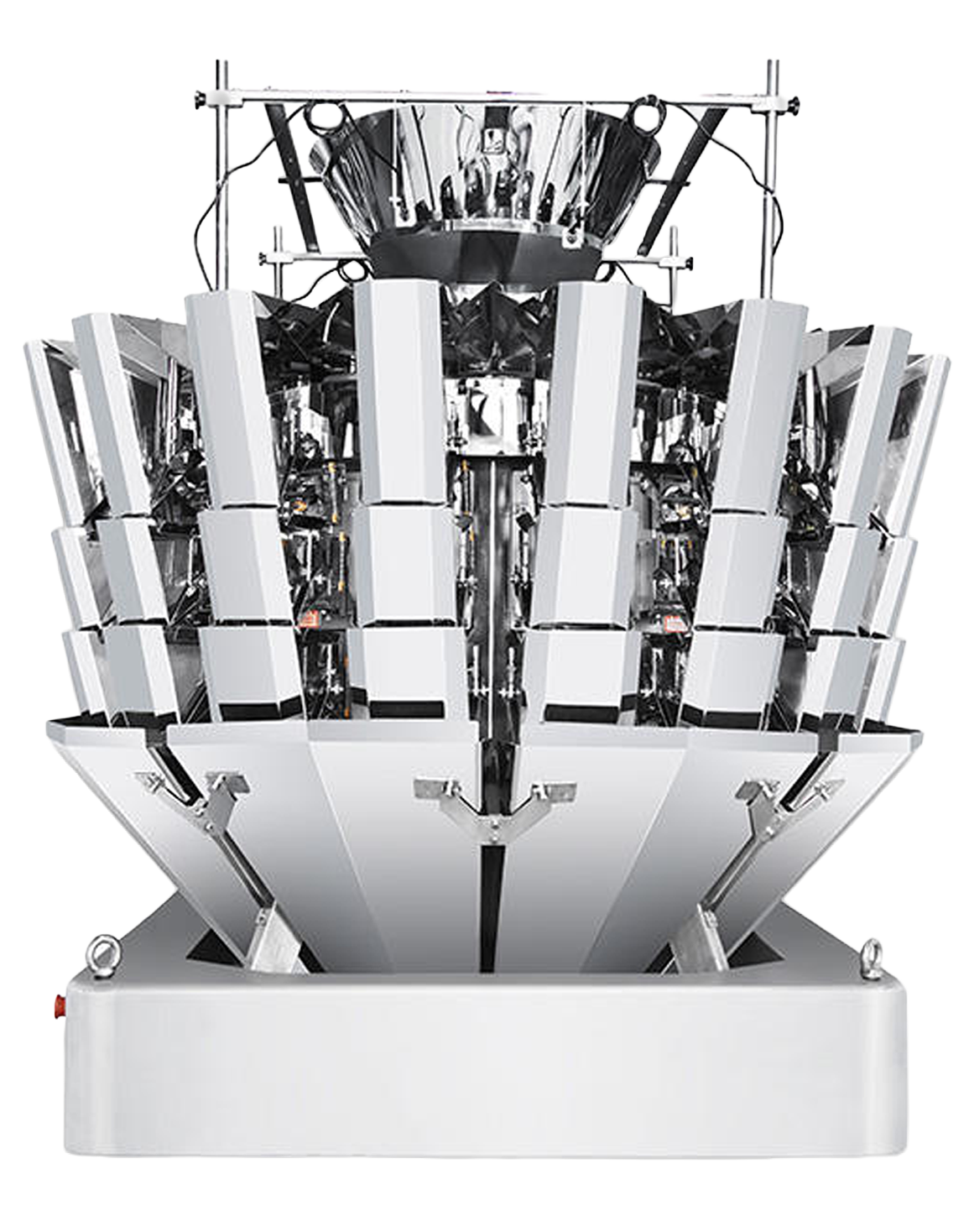 High-Speed 18 Head Weigher with Memory Buckets